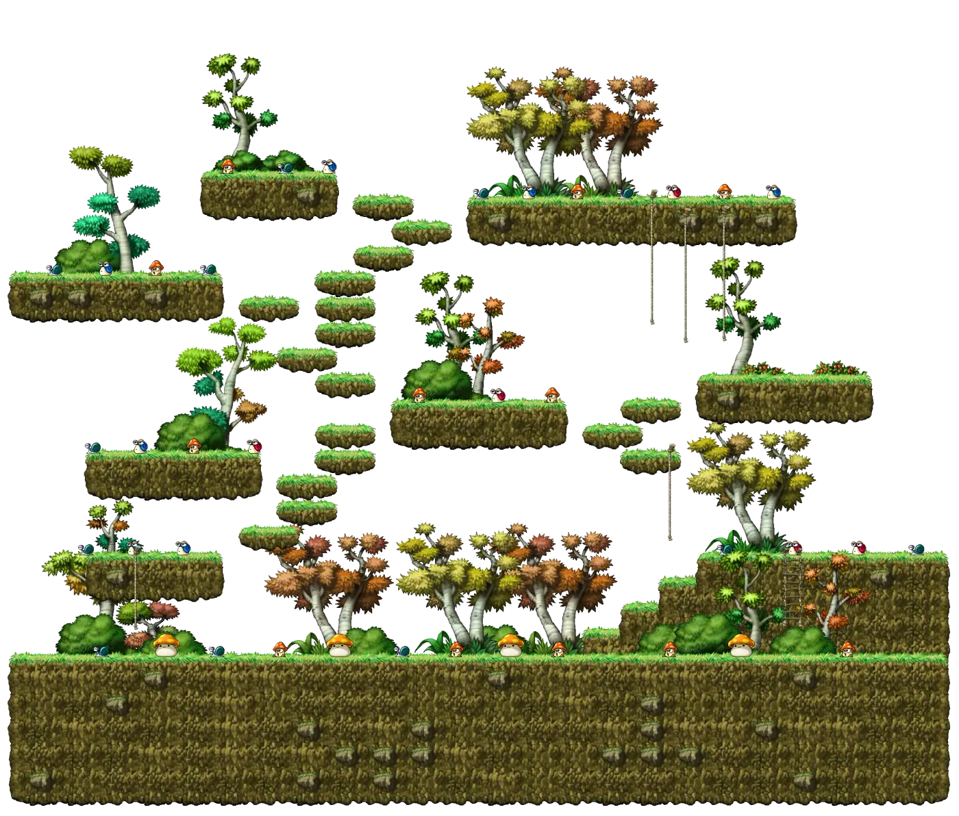 In a Small Forest map
