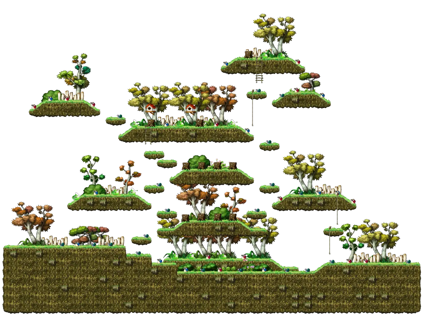Thicket Around the Beach I map