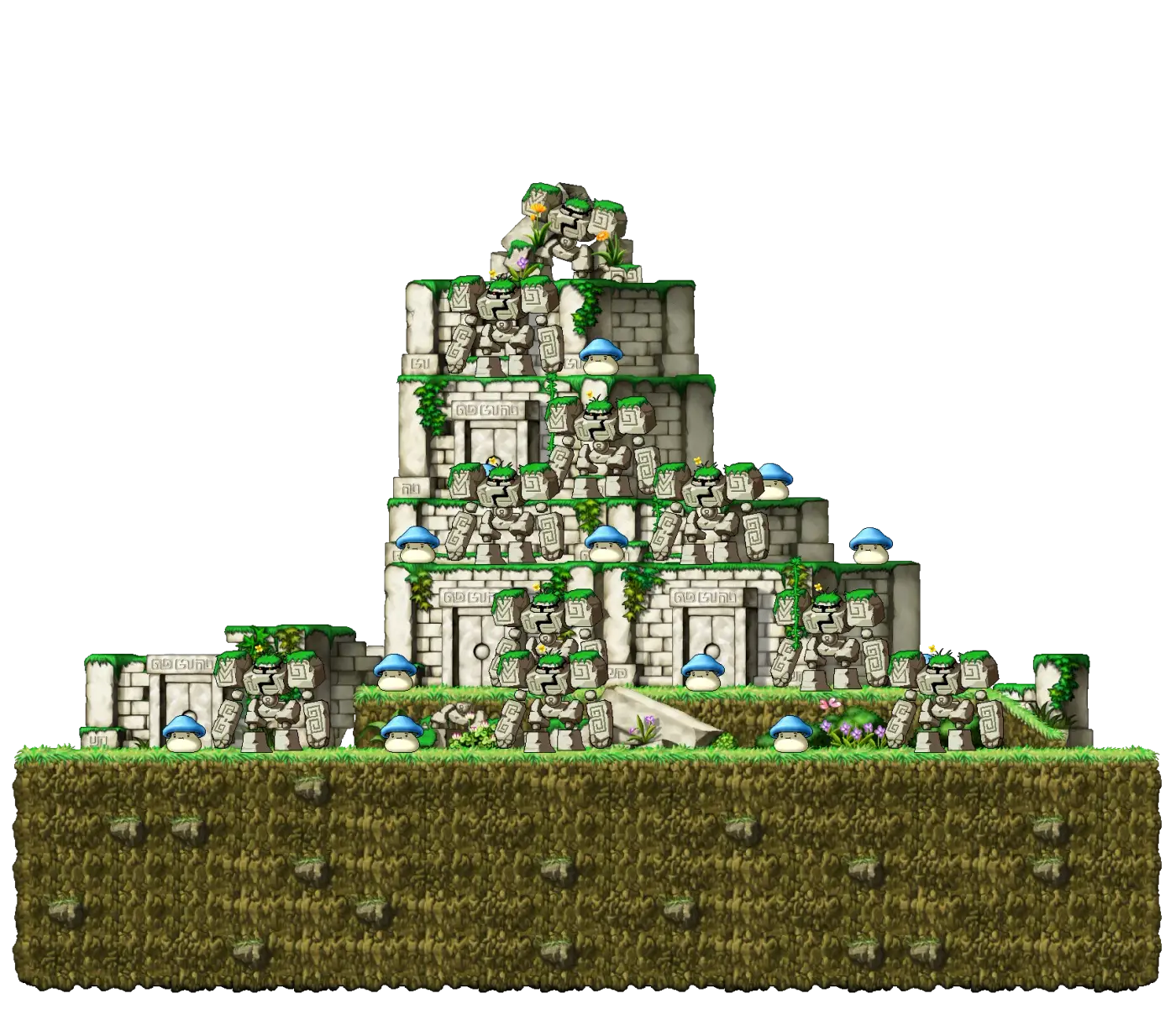 The Entrance of Golem's Temple map