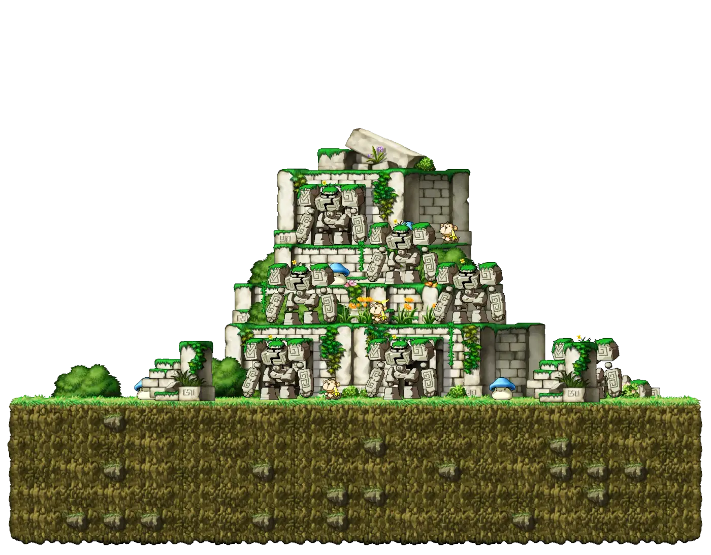 Golem's Temple II map
