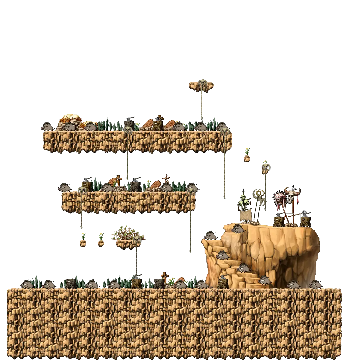 The Land of Wild Boar II map