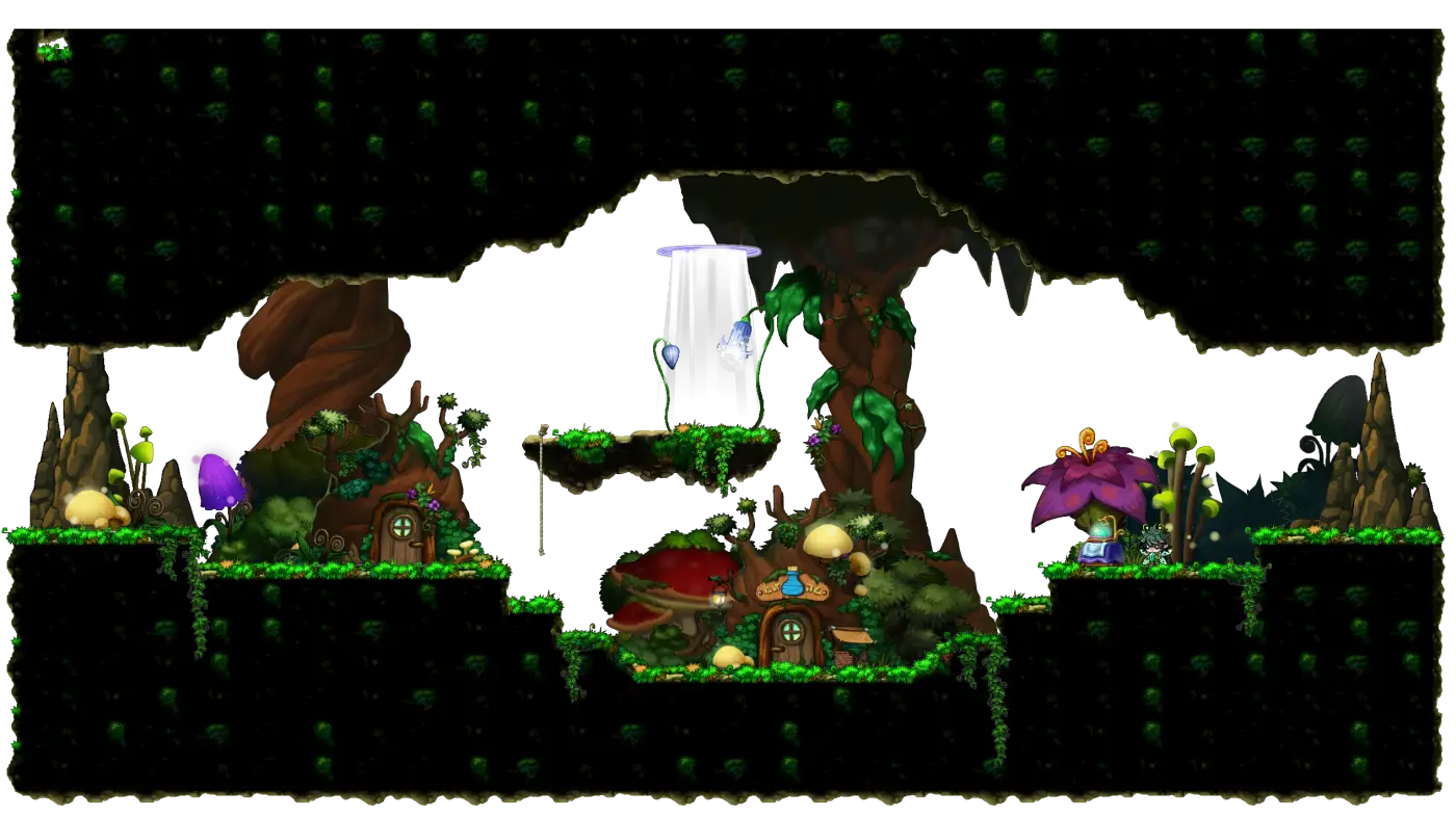 Forgotten Hollow map