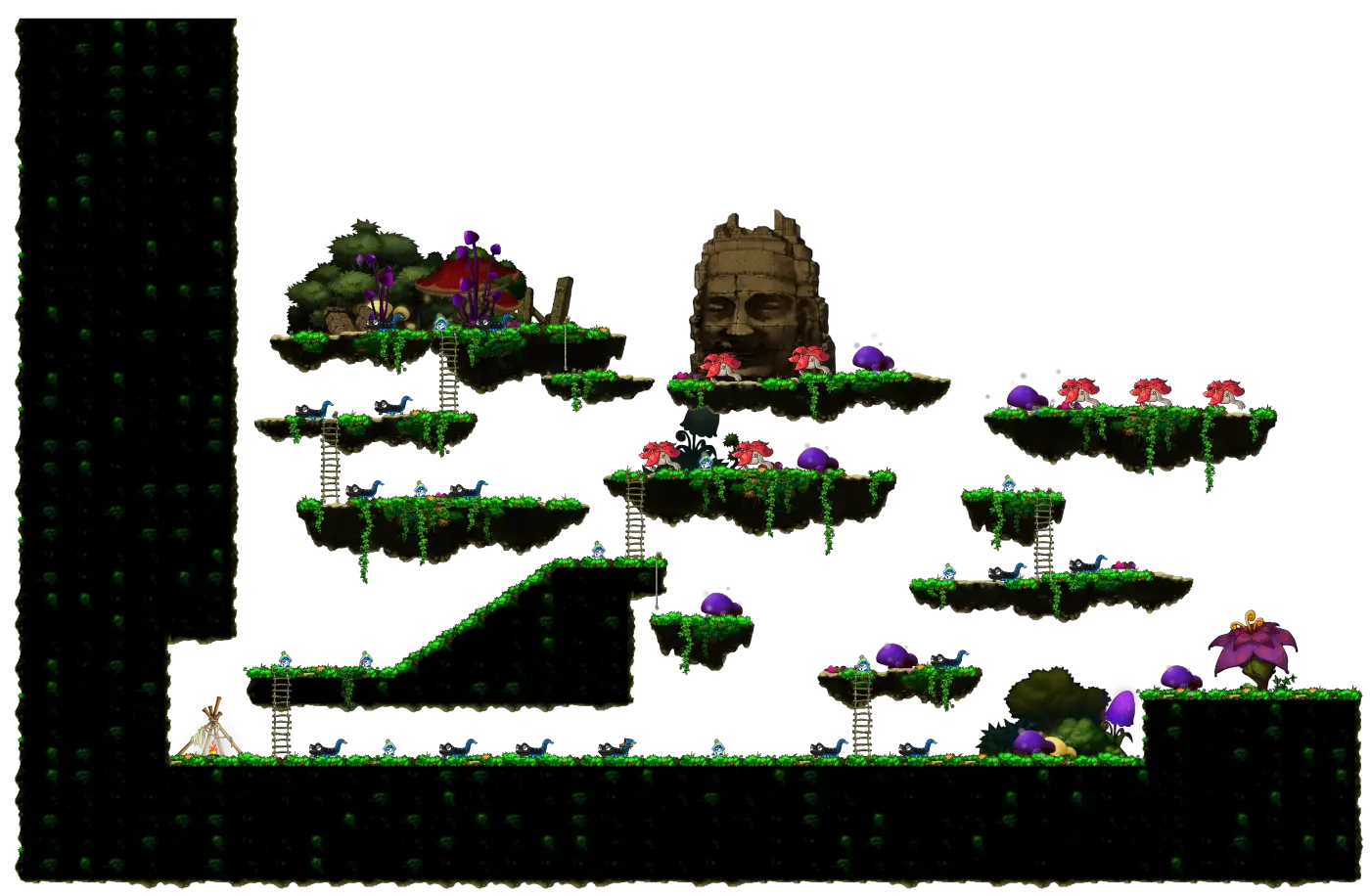 Collision of Ice and Fire map