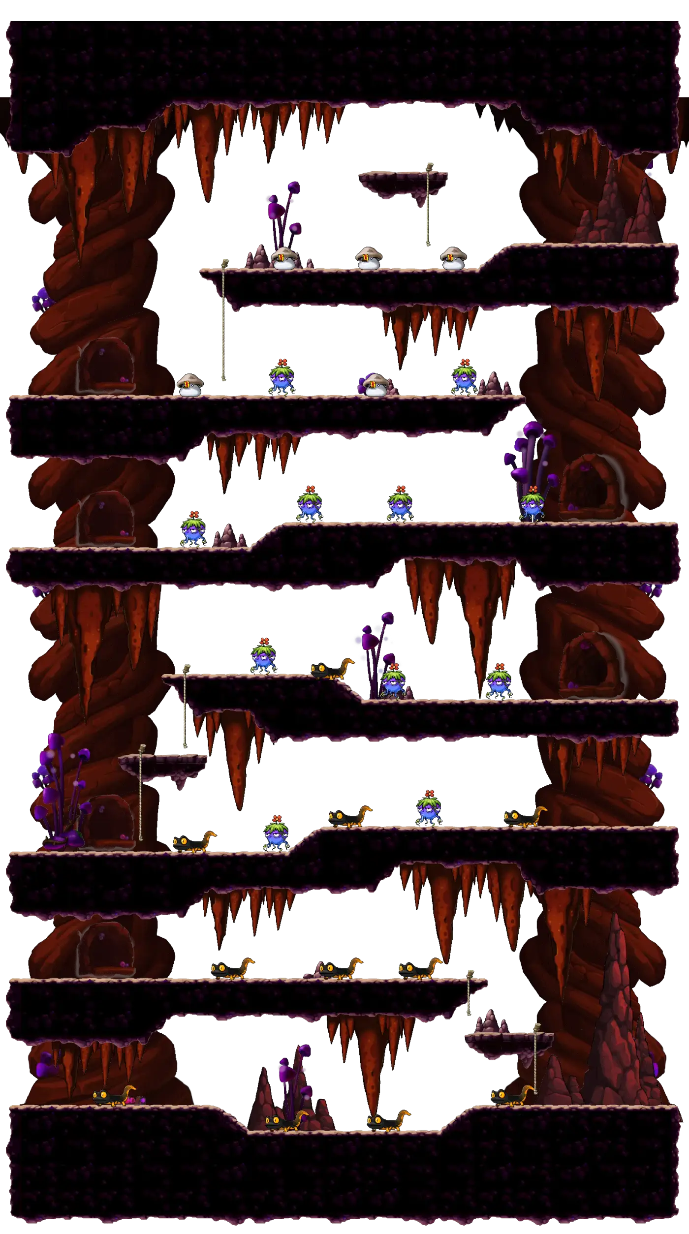 Perilous Descent II map