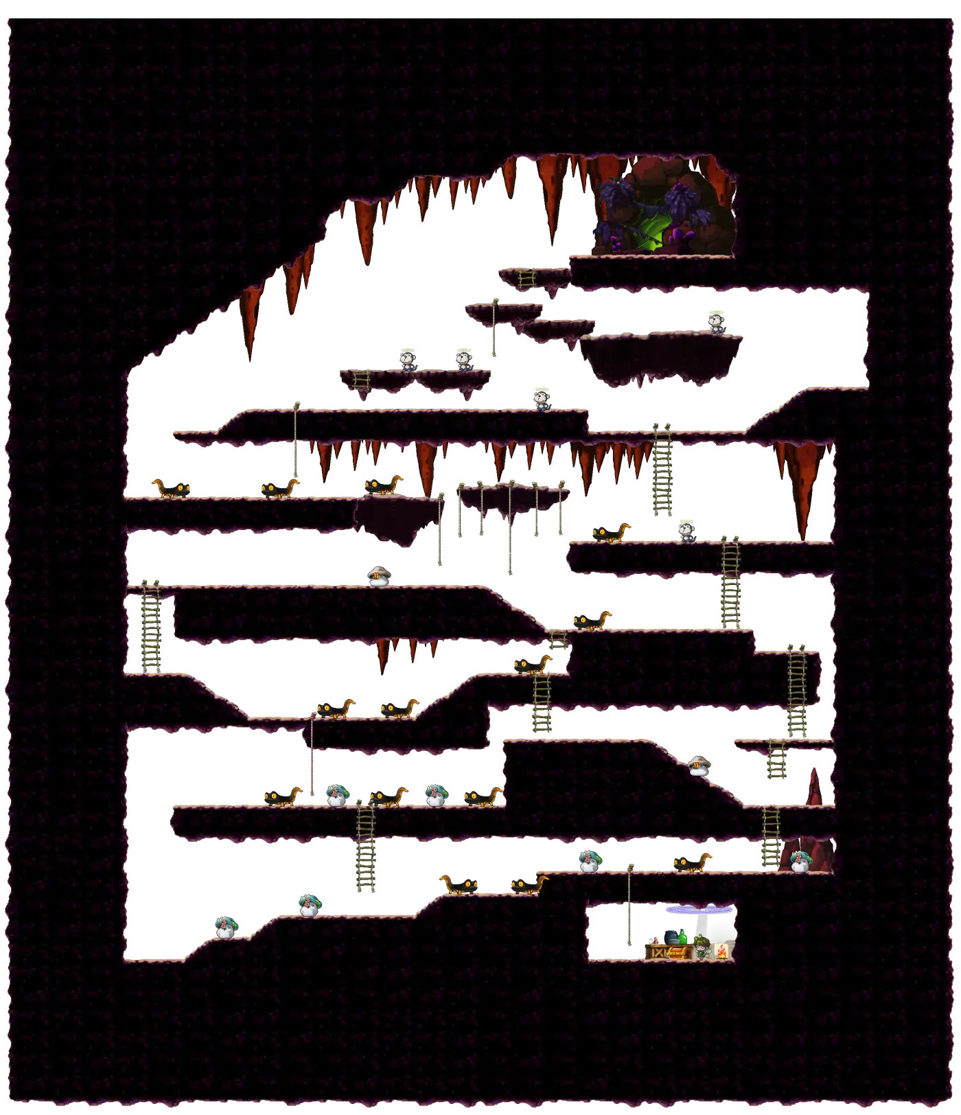 Precipice of Darkness map