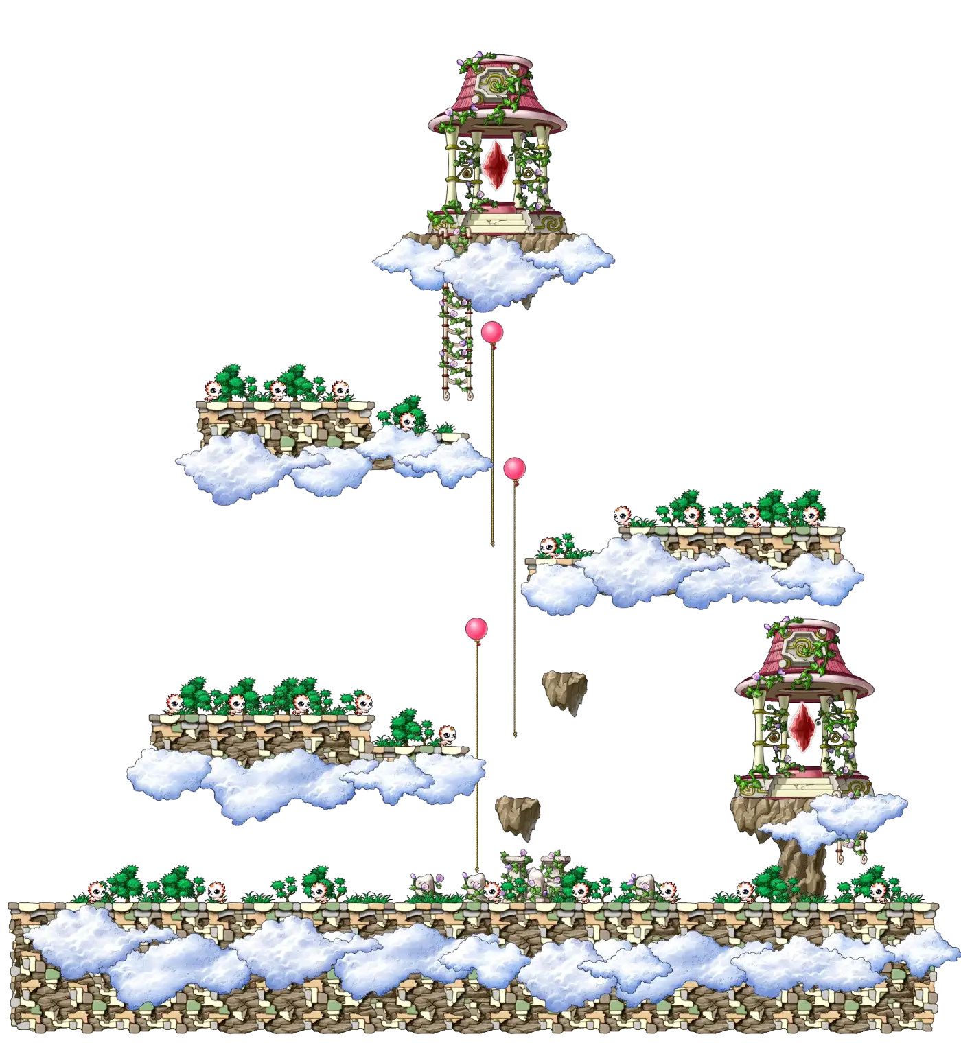 Garden of Red I map