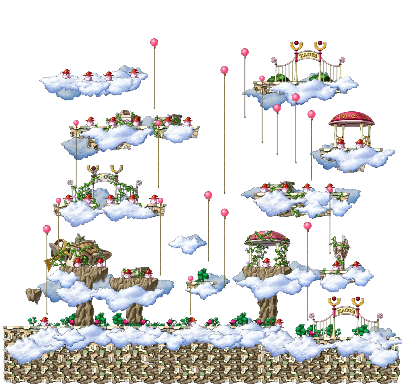 Cloud Park II map