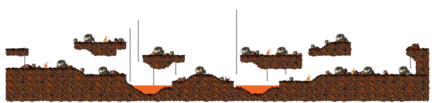 The Cave of Trial I map