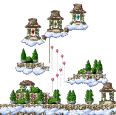 The Road to Garden of 3 Colors minimap