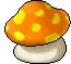 Orange Mushroom die1