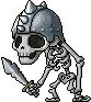 Officer Skeleton stand