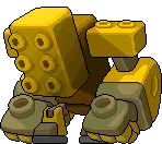 Block Golem stand