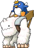 Yeti and Pepe stand