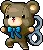 Brown Teddy jump