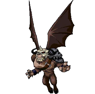 Crimson Balrog stand