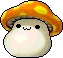 Orange Mushroom stand