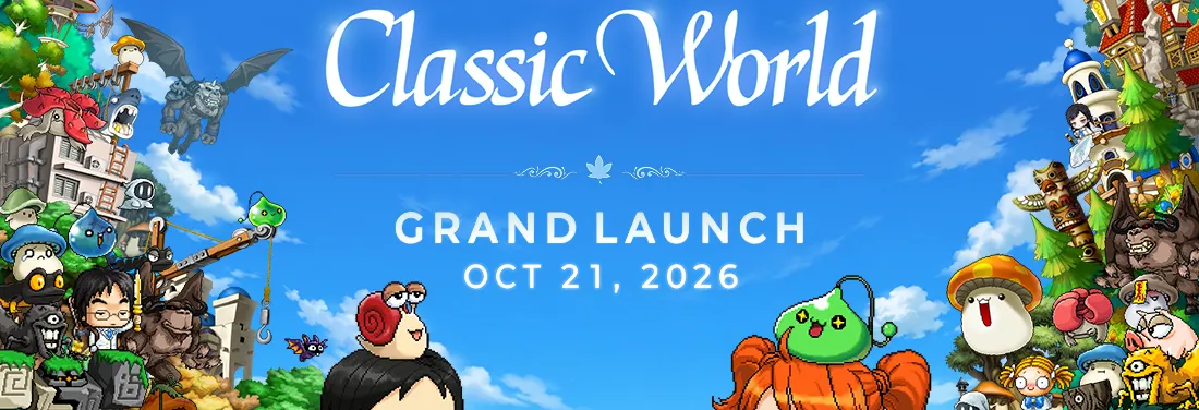 Nexon’s header art for Inkwell: Classic World is not a one-to-one remake, and the roadmap waits for MapleStory Fest